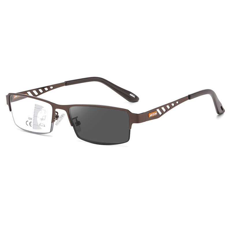 🔥70% OFF🔥PURE TITANIUM FRAMELESS INTELLIGENT COLOR CHANGING MULTIFOCAL READING GLASSES