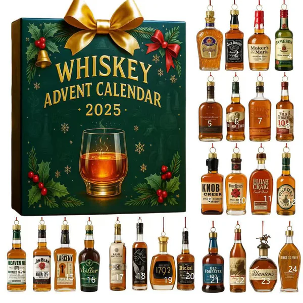 🔥LAST DAY 75% OFF🔥2025 Whiskey Advent Calendar
