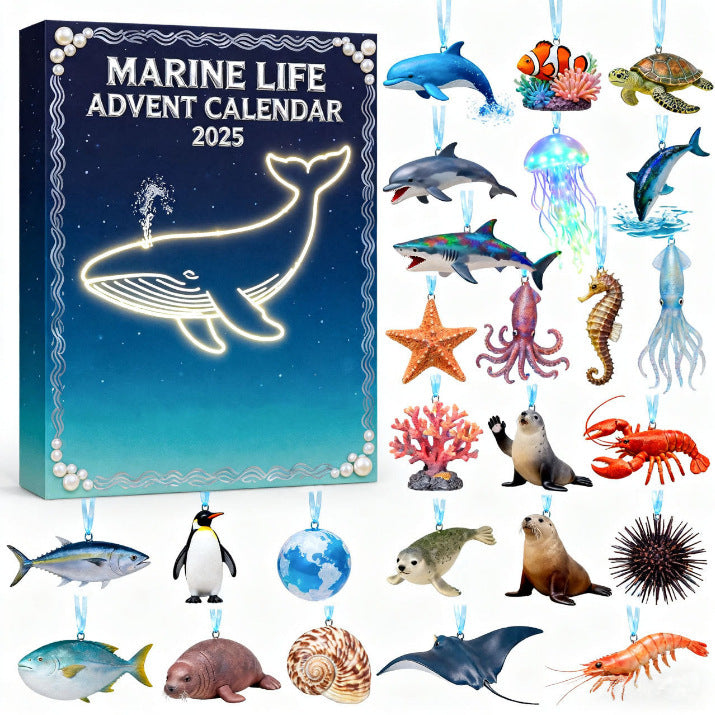 🎁🐟2025 Sea Glass Marine Life Advent Calendar