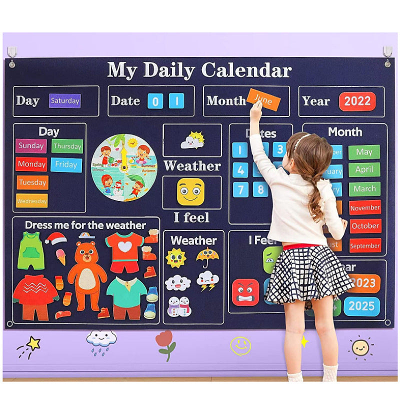 Montessori Felt Play Boards – 🎨Multi-Themed Educational Fun for Kids