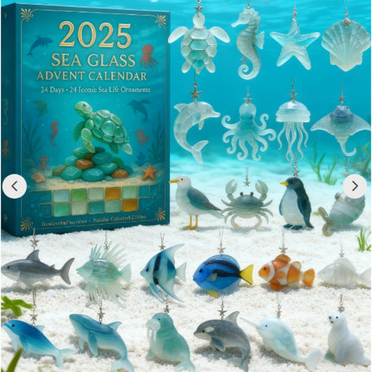 🎁🐟2025 Sea Glass Marine Life Advent Calendar