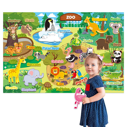 Montessori Felt Play Boards – 🎨Multi-Themed Educational Fun for Kids