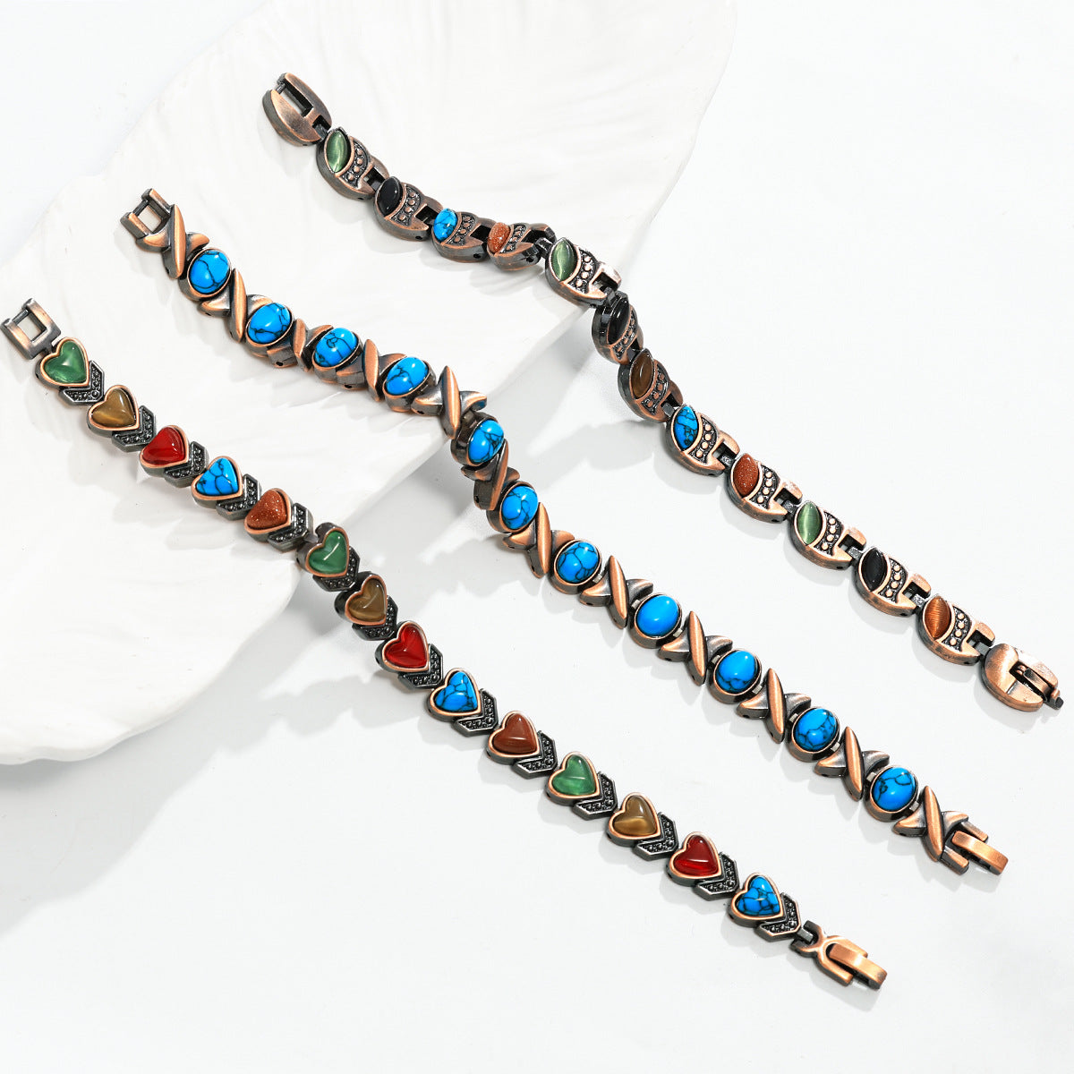 Magnetic Copper Bracelet – Pure Solid Copper with 3800 Gauss Powerful Magnets