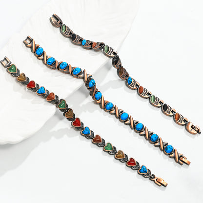 Magnetic Copper Bracelet – Pure Solid Copper with 3800 Gauss Powerful Magnets