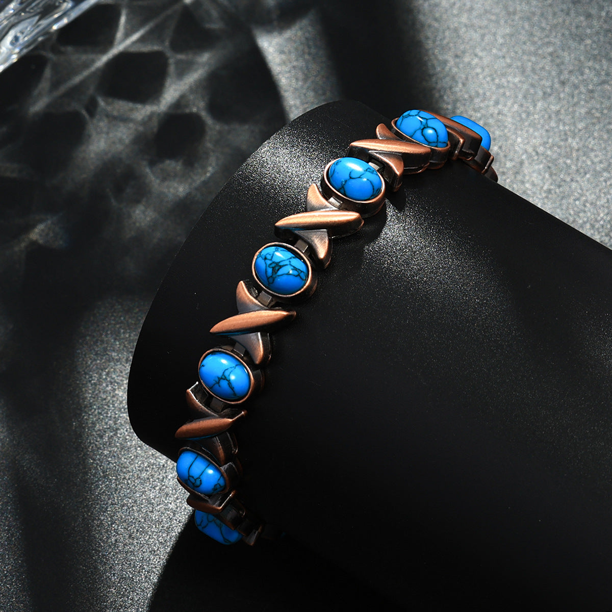 Magnetic Copper Bracelet – Pure Solid Copper with 3800 Gauss Powerful Magnets