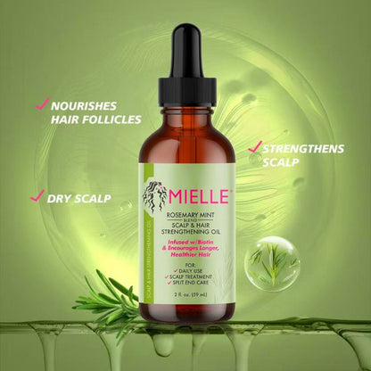 Mielle Organics Mielle Rosemary Mint Scalp and Hair Strengthening Oil