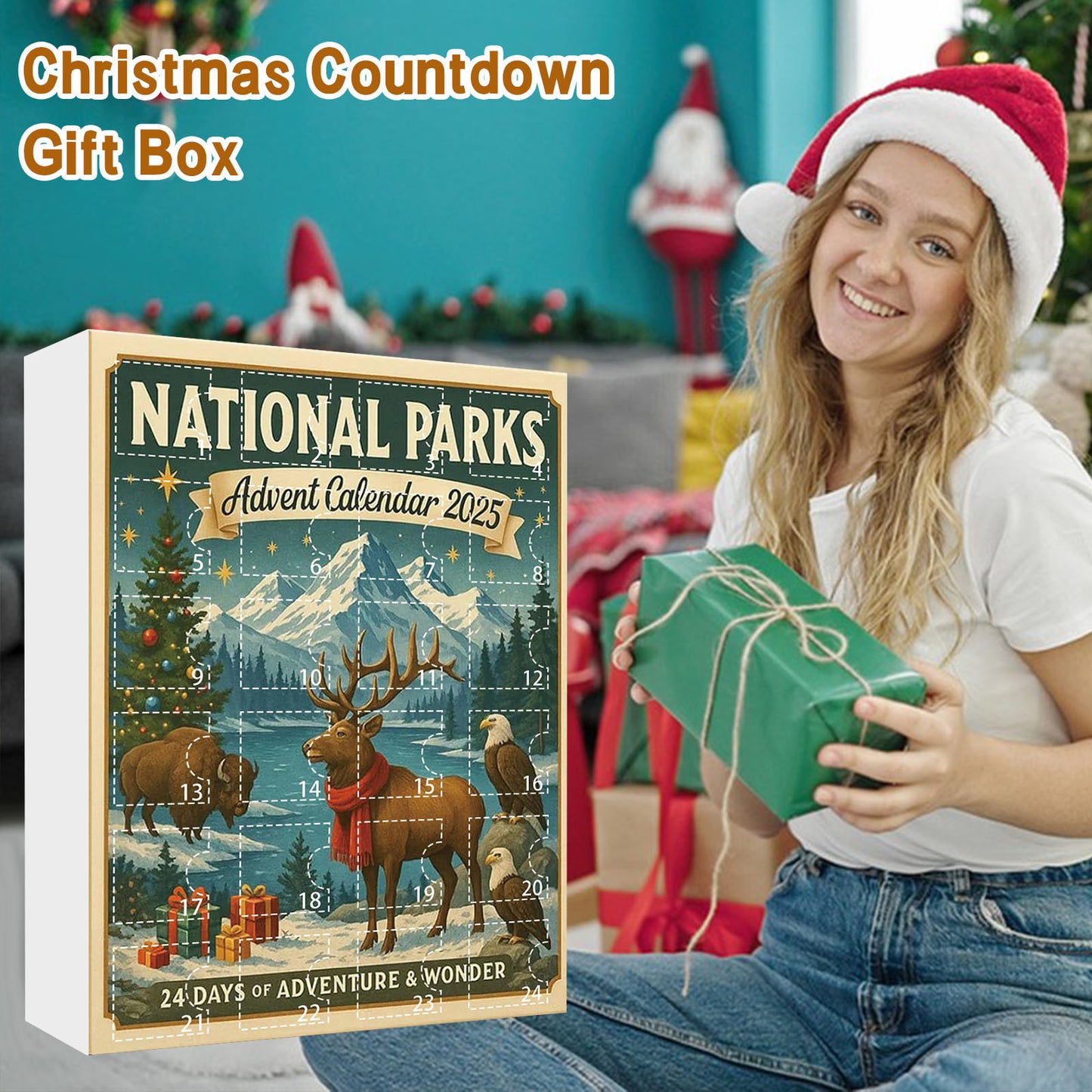 🔥LAST DAY 70% OFF🔥2025 National Parks Advent Calendar