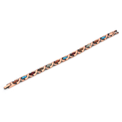 Magnetic Copper Bracelet – Pure Solid Copper with 3800 Gauss Powerful Magnets
