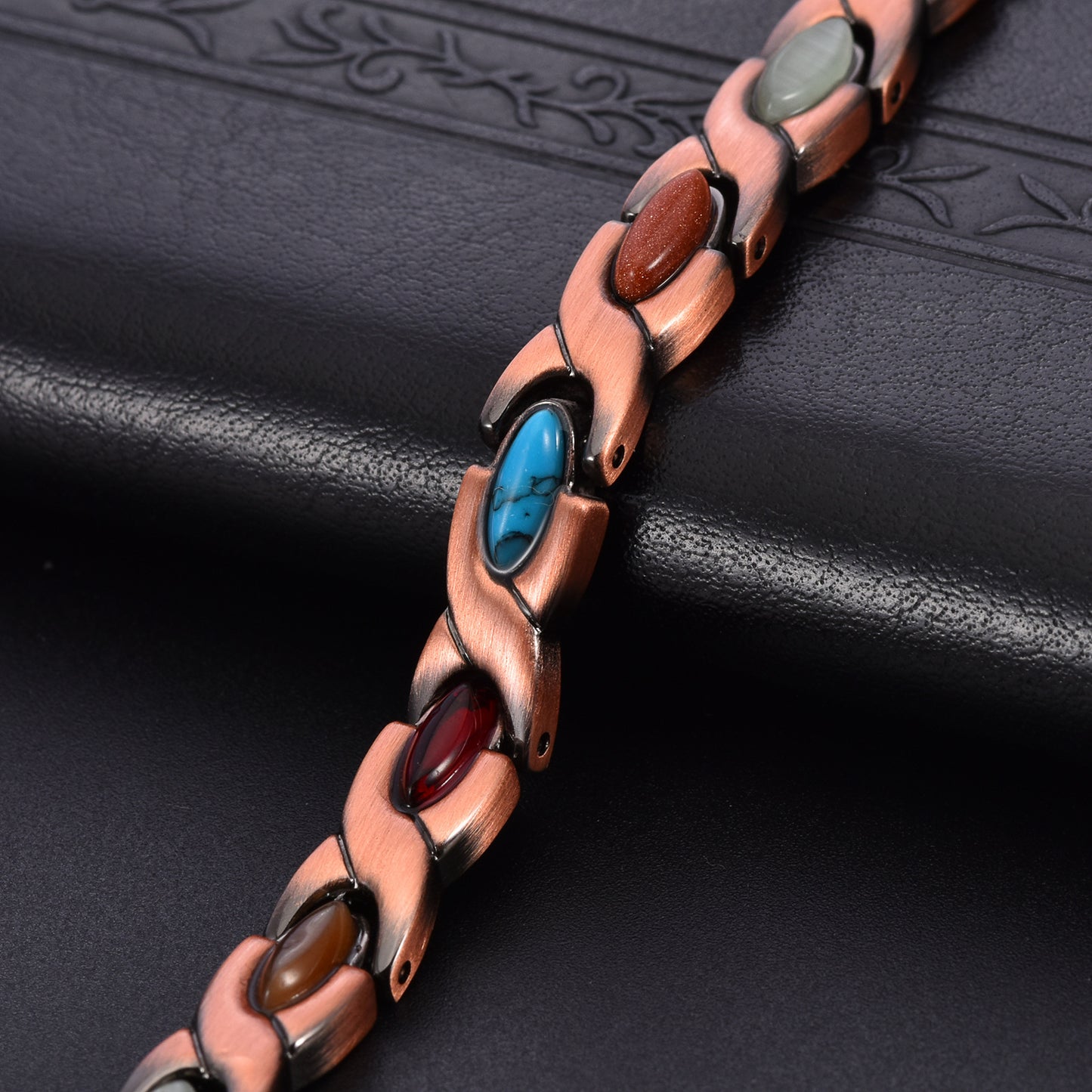 Magnetic Copper Bracelet – Pure Solid Copper with 3800 Gauss Powerful Magnets