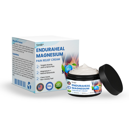Timilk EnduraHeal Magnesium Pain Relief Cream (Treats Arthritis, Neuropathy, Rheumatism, Sports Injuries & More)